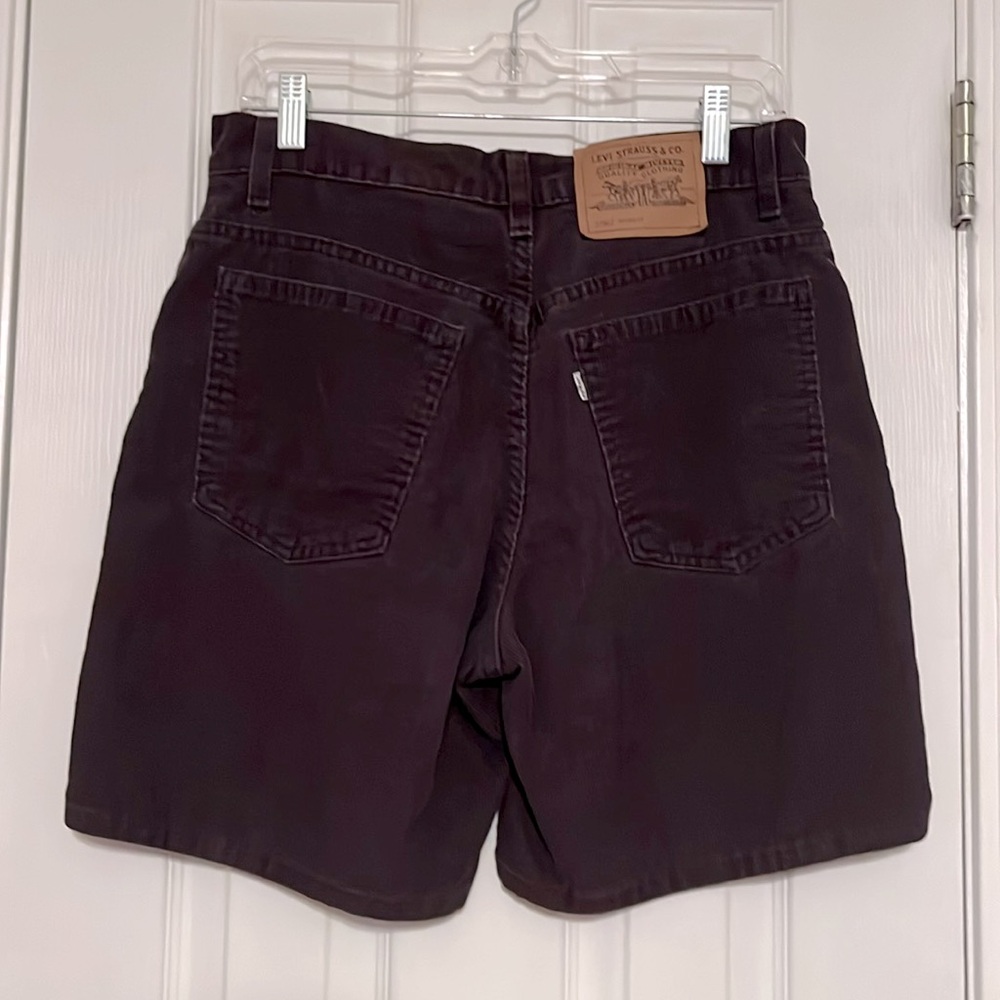 Levi's High-Waist Women’s Shorts in Dark Brown